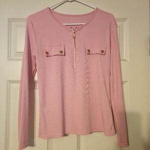 Quarter Zip Long Sleeve Shirt